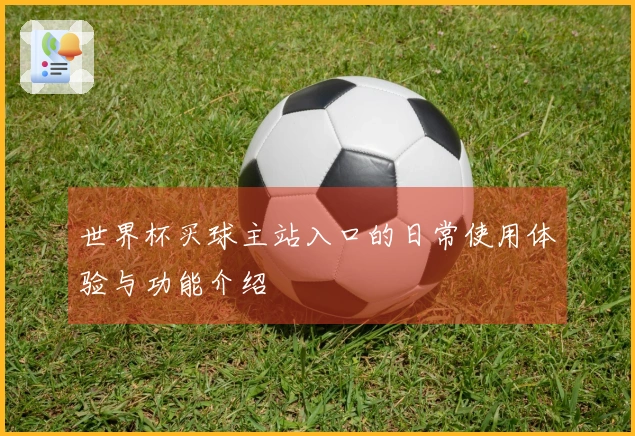 世界杯买球主站入口的日常使用体验与功能介绍