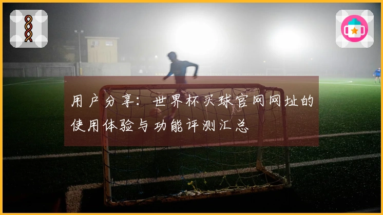 用户分享：世界杯买球官网网址的使用体验与功能评测汇总